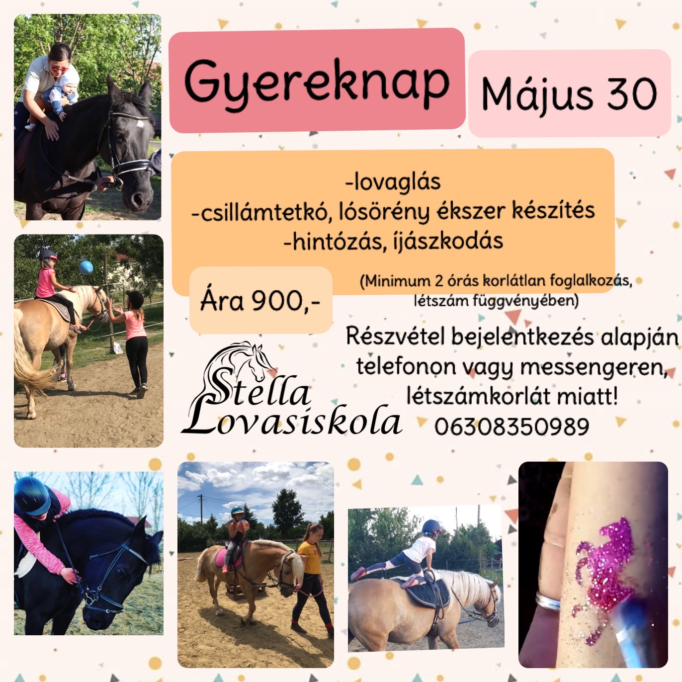 Gyereknap a Stella Lovasiskolában